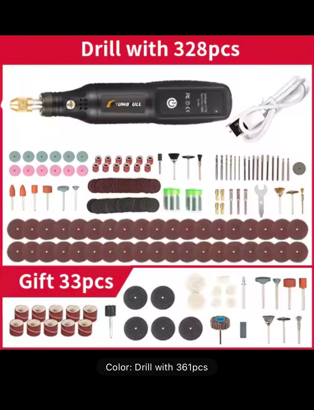USB Engraving Tool Dremel Tool Cordless Drill Rotary Tool Mini Wireless Electric Drill Rechargeable Polishing Machine