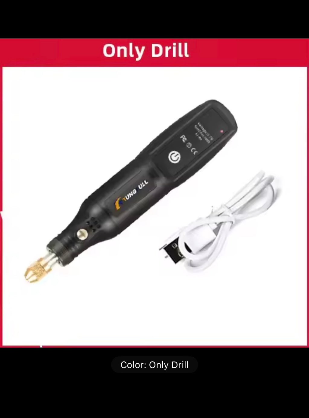USB Engraving Tool Dremel Tool Cordless Drill Rotary Tool Mini Wireless Electric Drill Rechargeable Polishing Machine