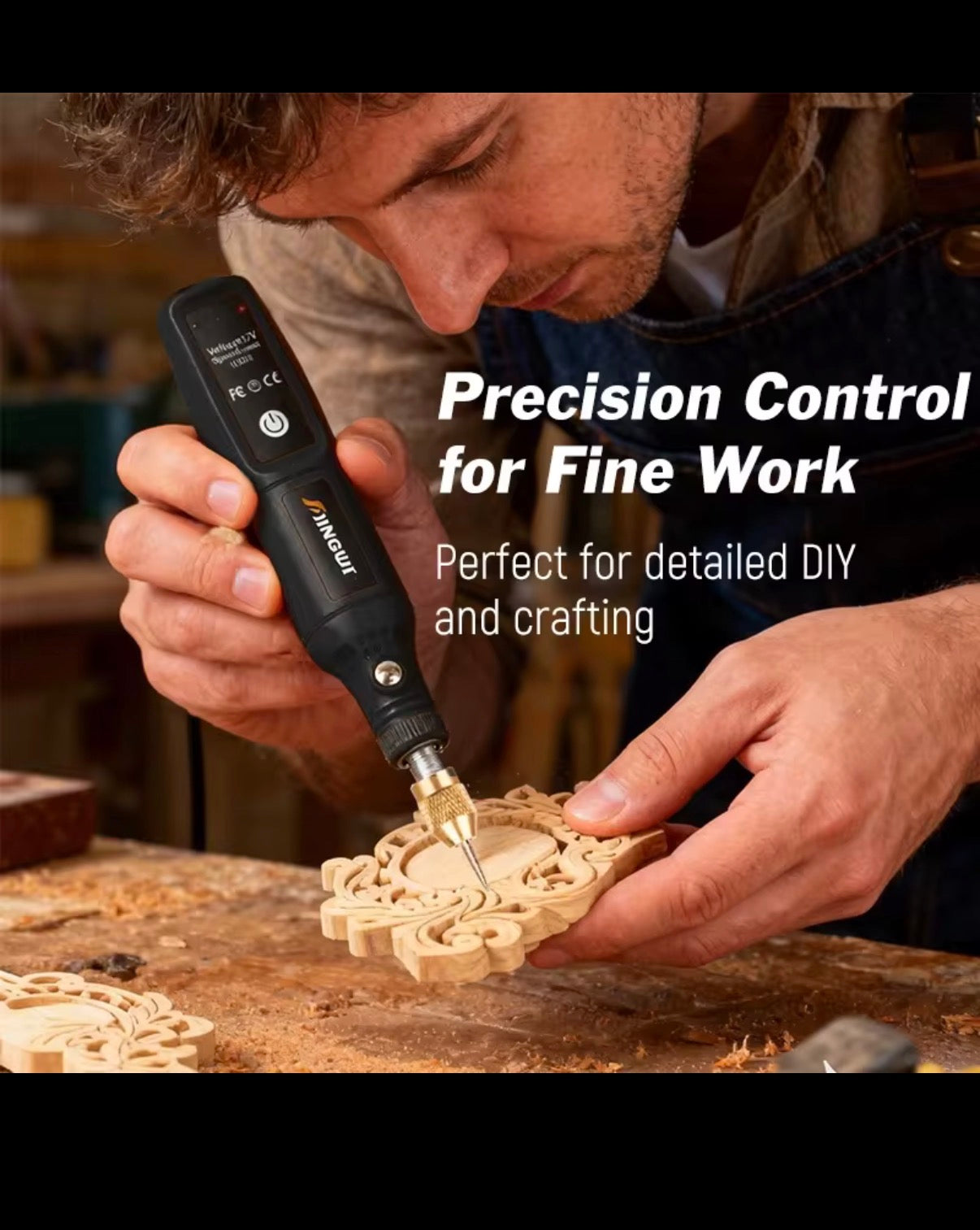USB Engraving Tool Dremel Tool Cordless Drill Rotary Tool Mini Wireless Electric Drill Rechargeable Polishing Machine