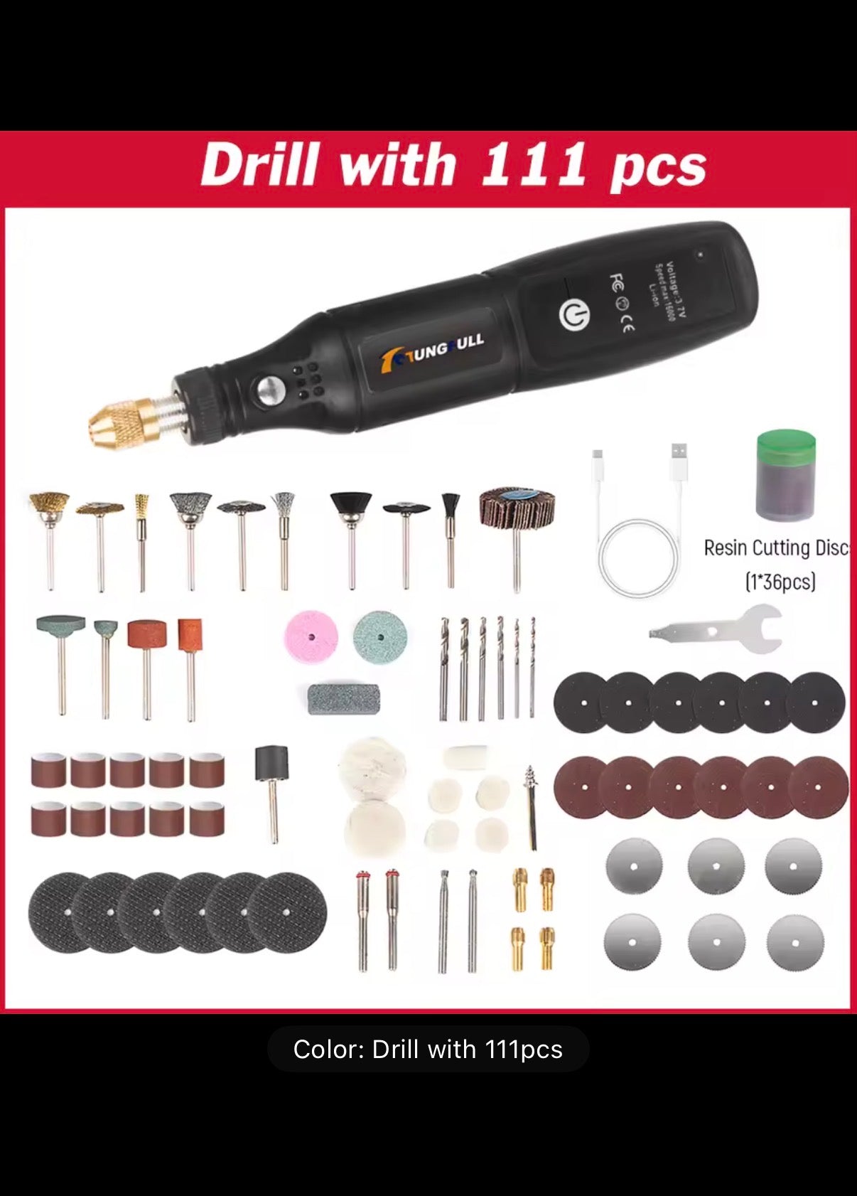 USB Engraving Tool Dremel Tool Cordless Drill Rotary Tool Mini Wireless Electric Drill Rechargeable Polishing Machine
