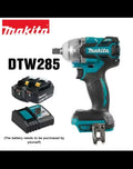 Makita DTW285 high torque impact wrench, wireless rechargeable handheld wrench, 18V lithium battery multifunctional tool
